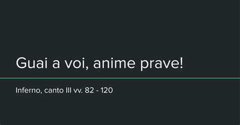 GUAI A VOI ANIME PRAVE.